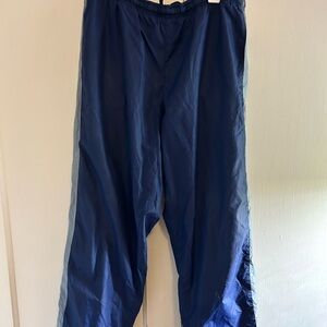 Vintage Men’s Size Large Nike Athletic Pant Lined Zippered Ankle
